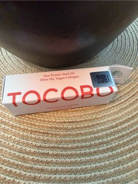 Tocobo Glass Tinted Lip Balm - Vanilla Peach .12oz.